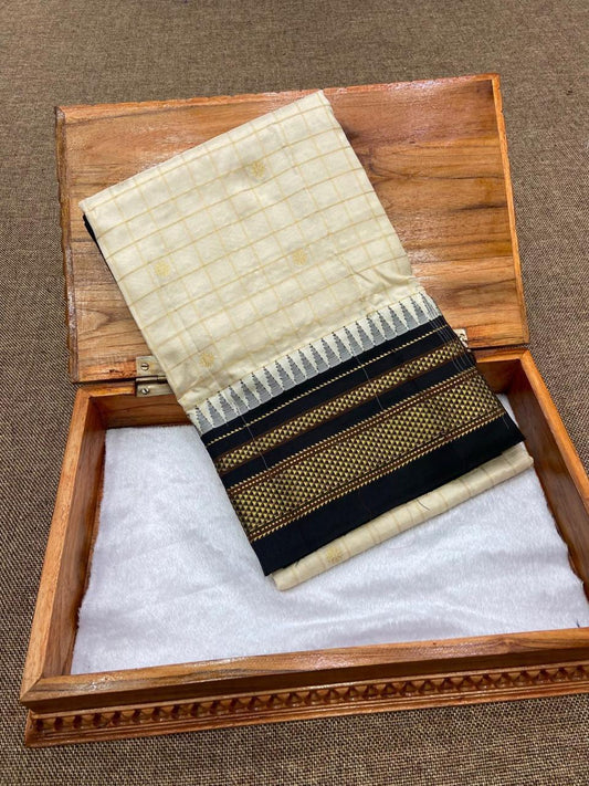 Pure Irkal Checks Saree
