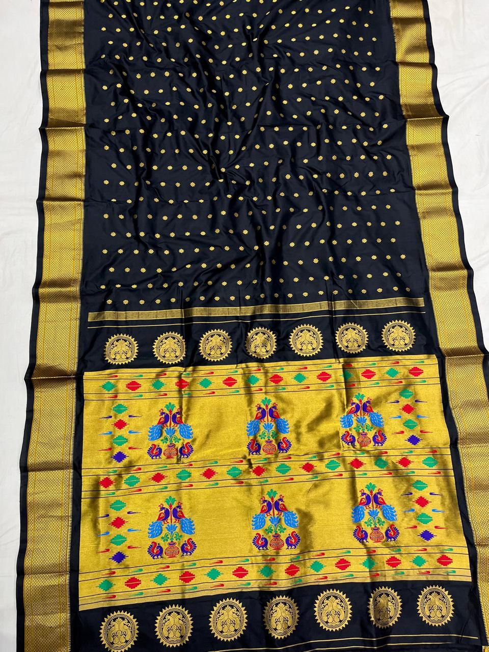 Kalanjali Pure Silk Paithani Saree