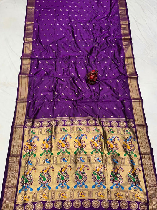 Kalanjali Pure Silk Paithani Saree