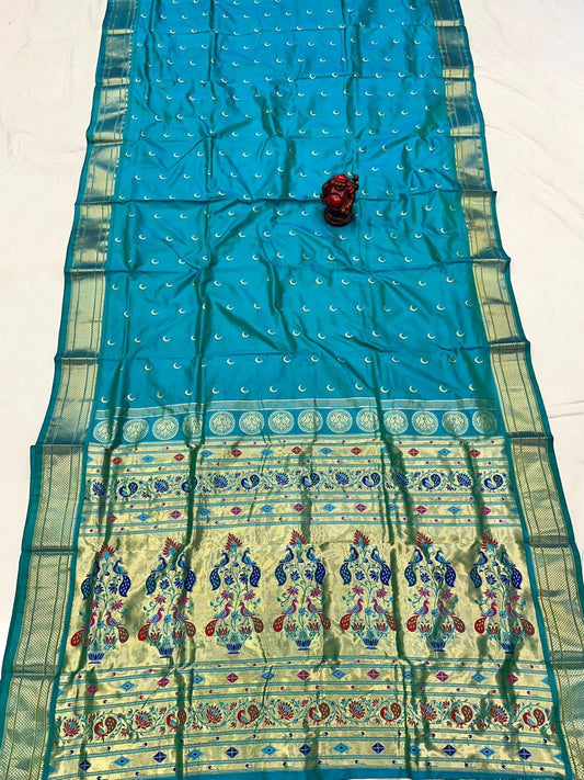 Kalanjali Pure Silk Paithani Saree