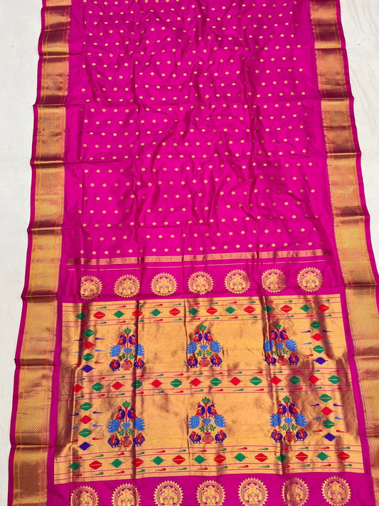 Kalanjali Pure Silk Paithani Saree