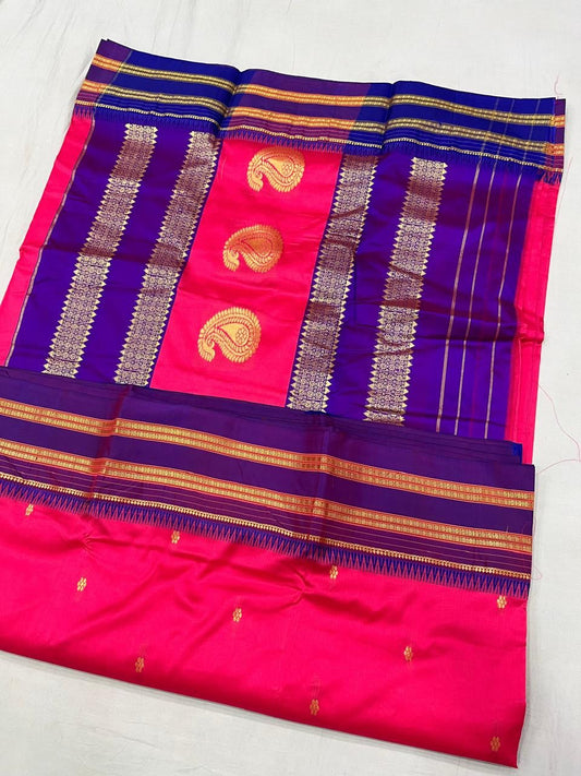 Narayanpeth Pure Silk Saree