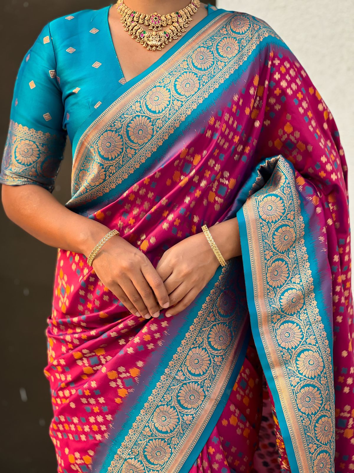 ZARI IKKAT PATOLA SAREES