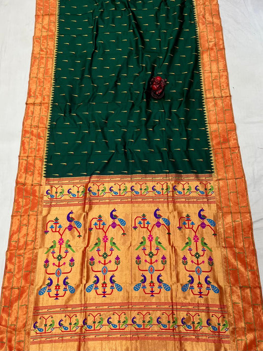 Muniya paithani Saree