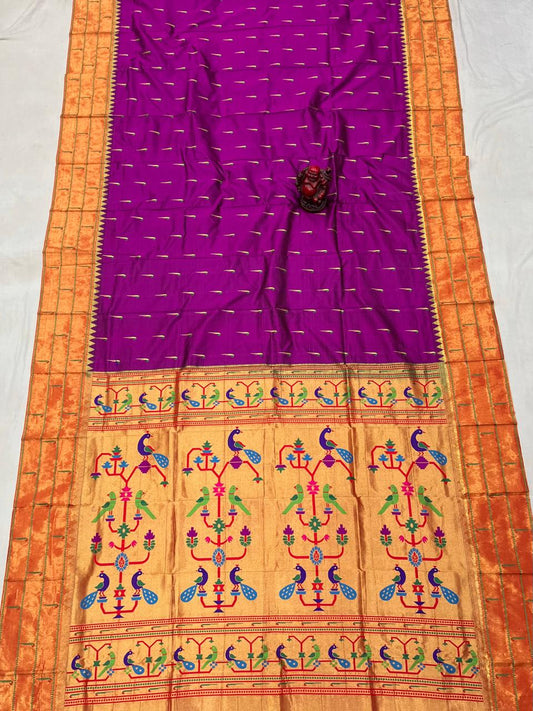 Muniya paithani Saree