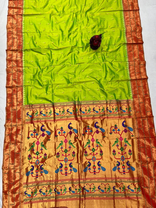 Muniya paithani Saree