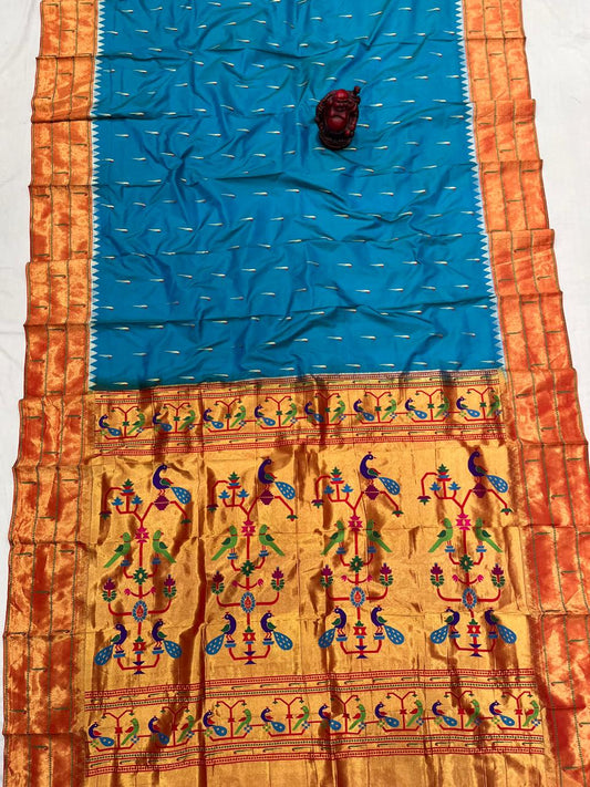 Muniya paithani Saree