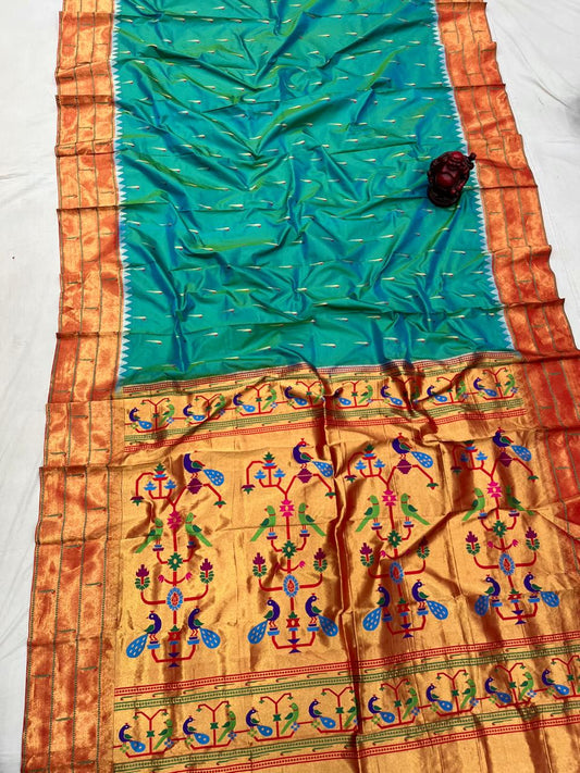 Muniya paithani Saree