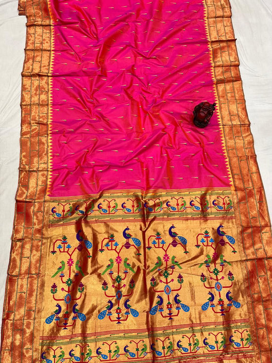 Muniya paithani Saree