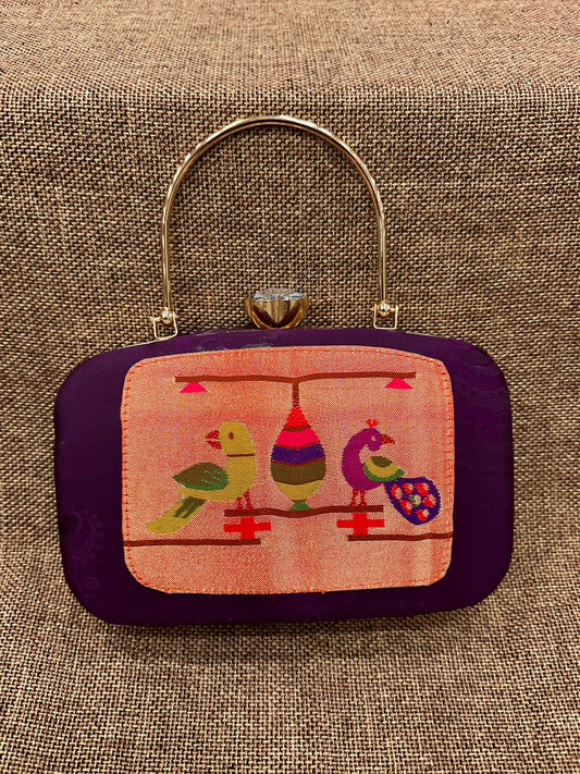 Paithani Clutch