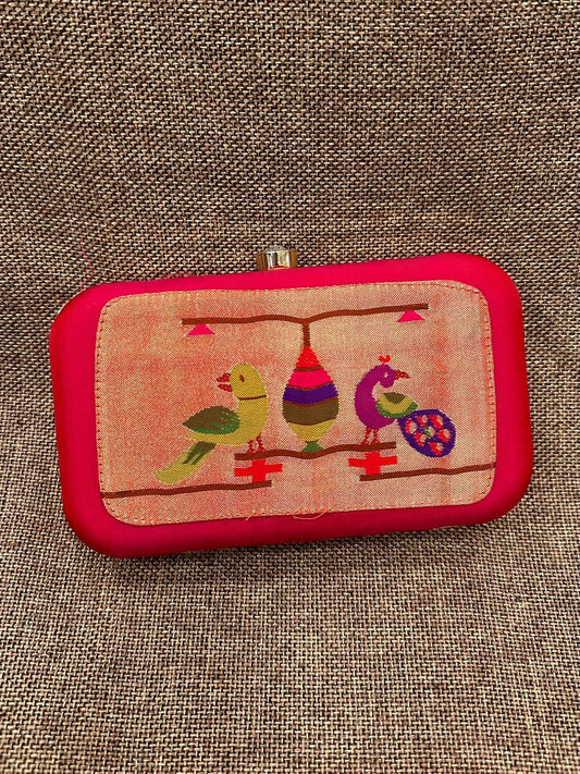 Paithani Clutch