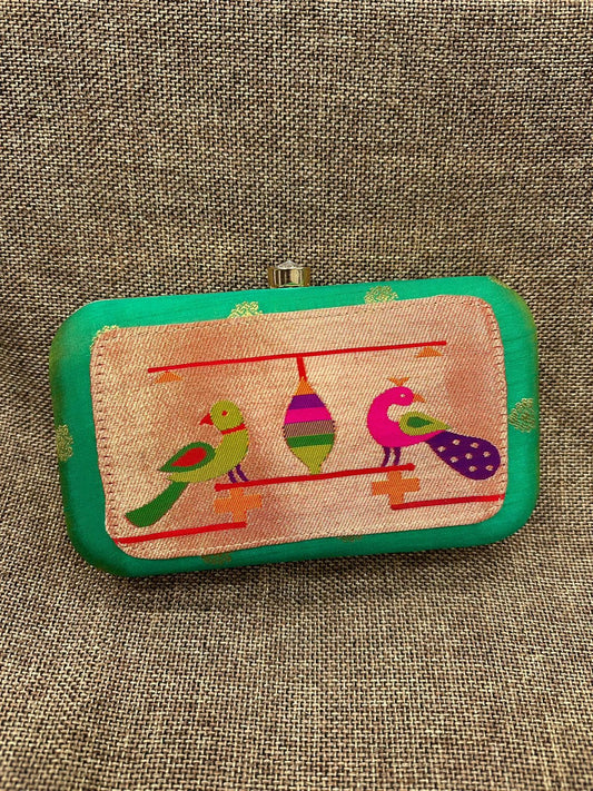 Paithani Clutch