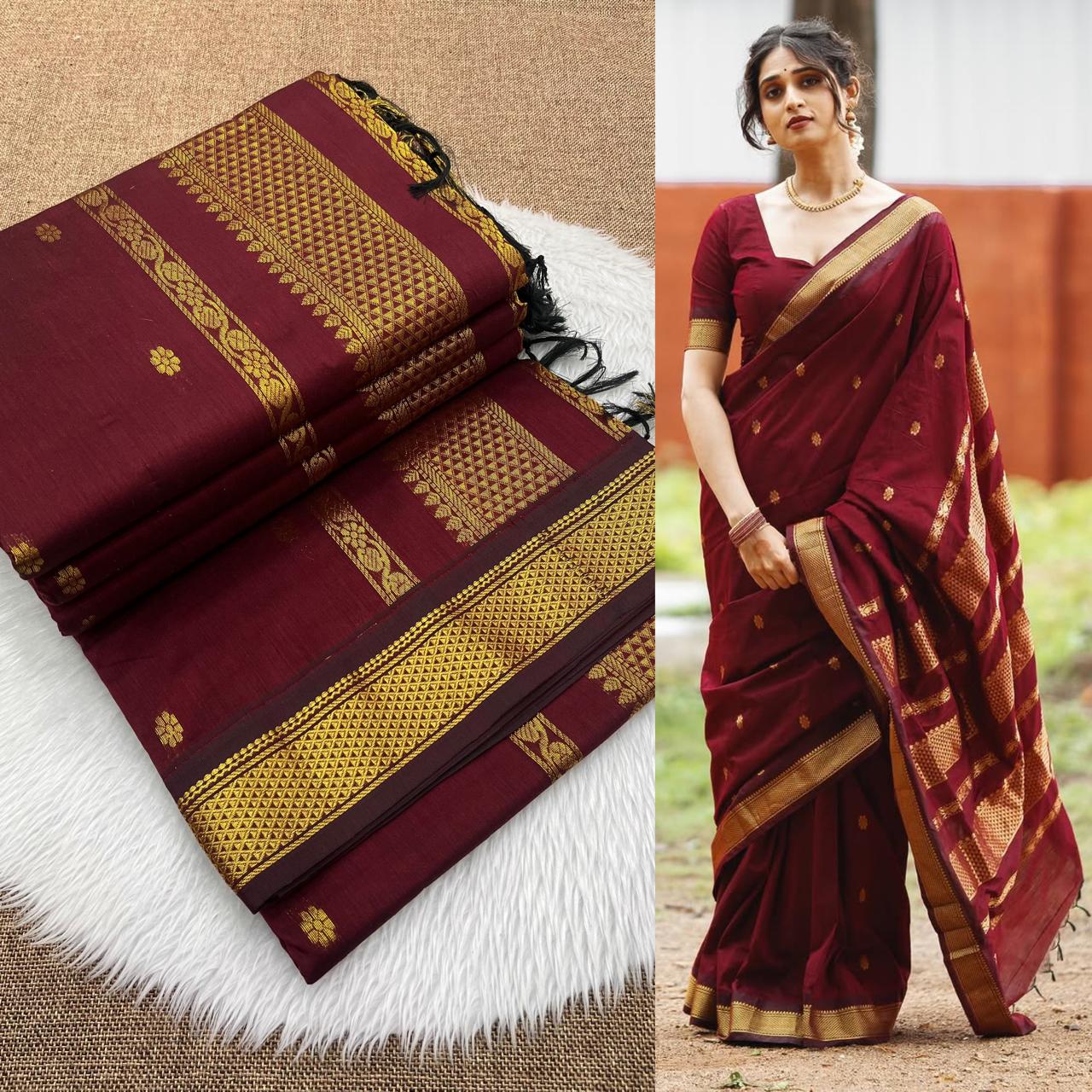 Kalyani Cotton Gadwal Saree