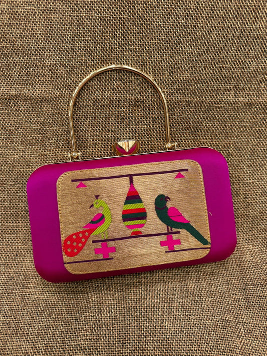 Paithani Clutch