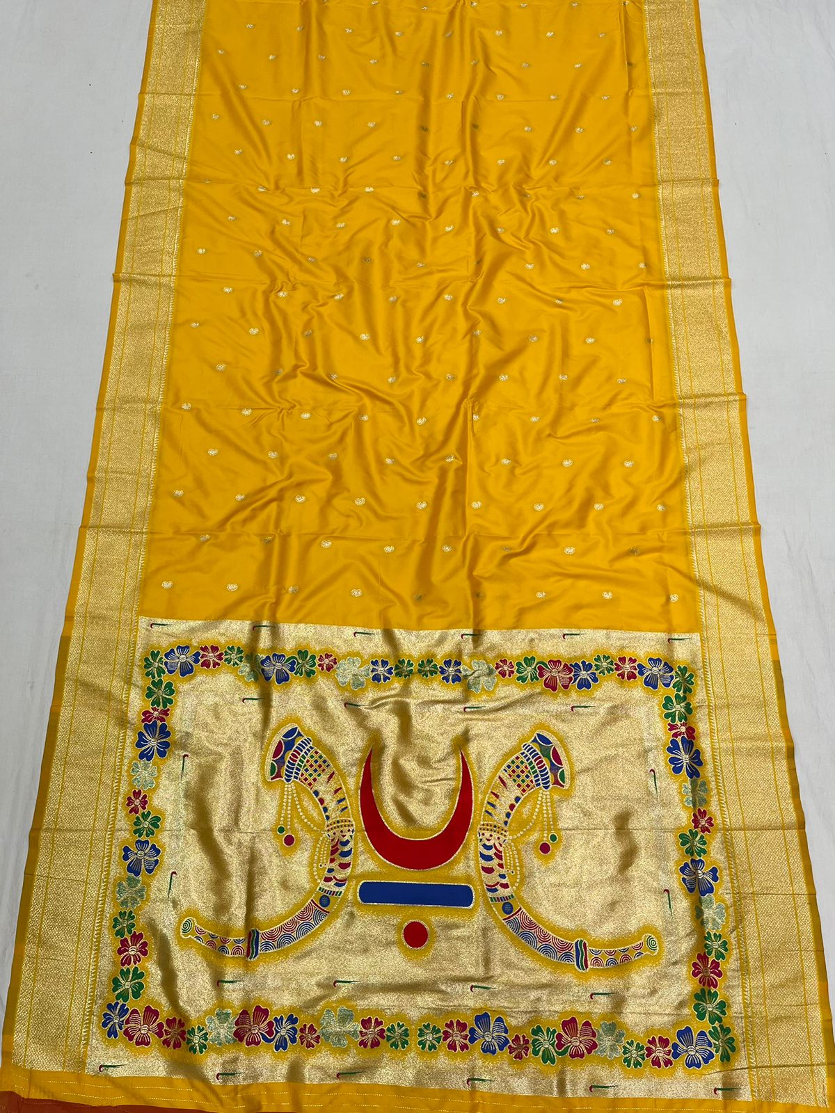 Rajmata Jijau paithani Saree