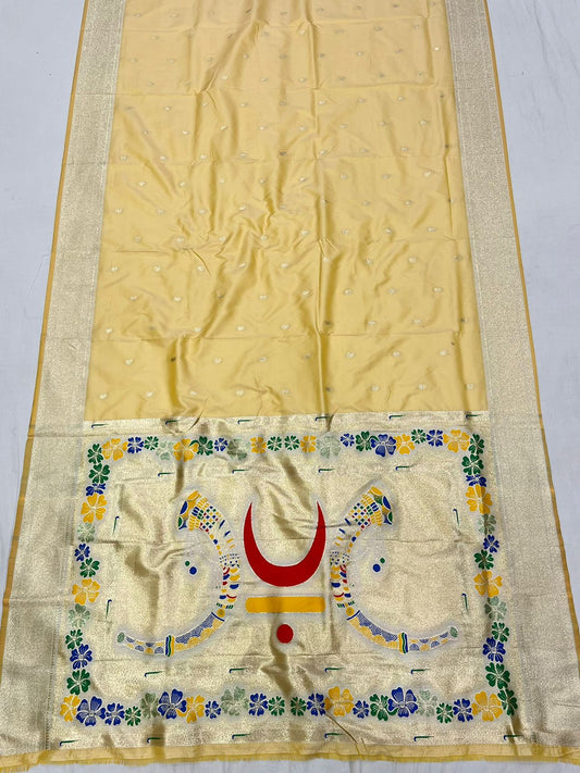 Rajmata Jijau paithani Saree
