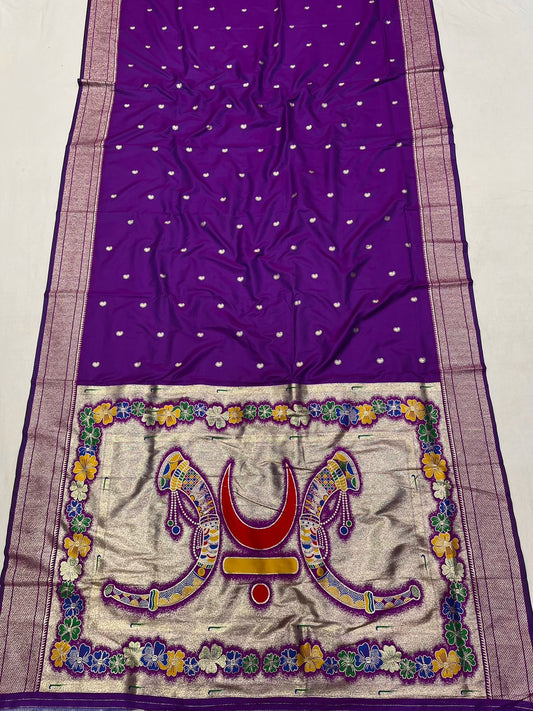 Rajmata Jijau paithani Saree