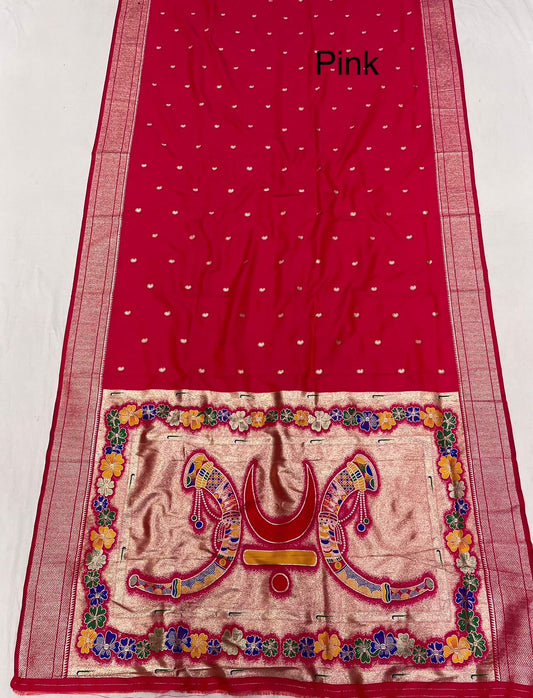 Rajmata Jijau paithani Saree