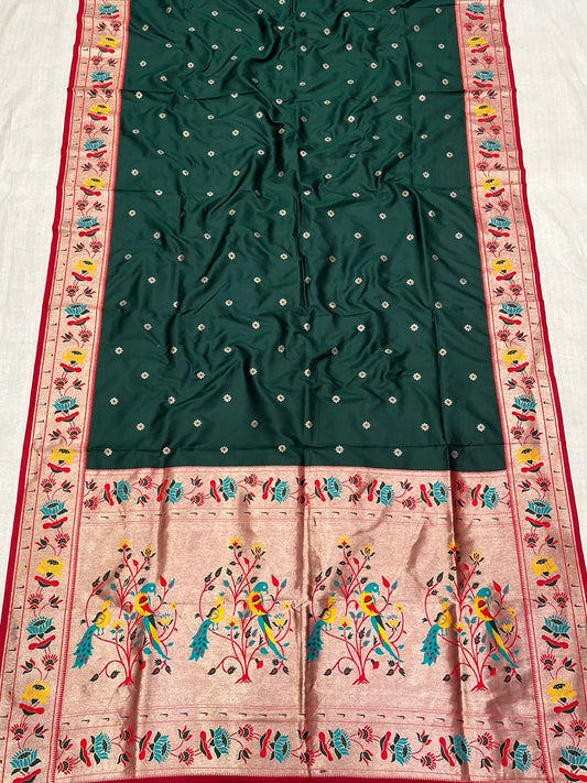 Lotus Border Paithani