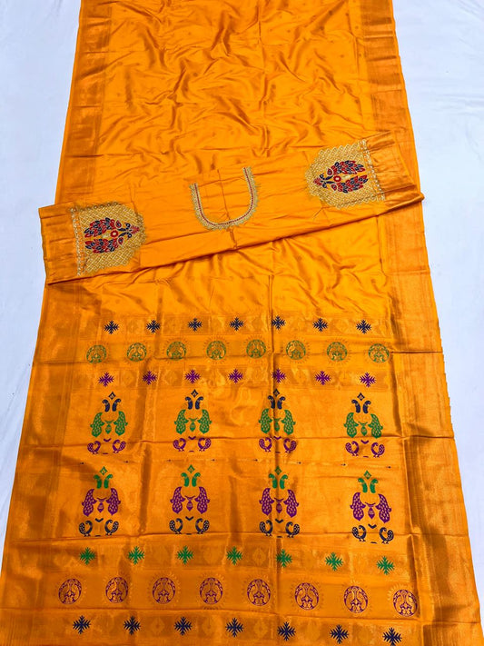 Kalanjali paithani with Work blouse