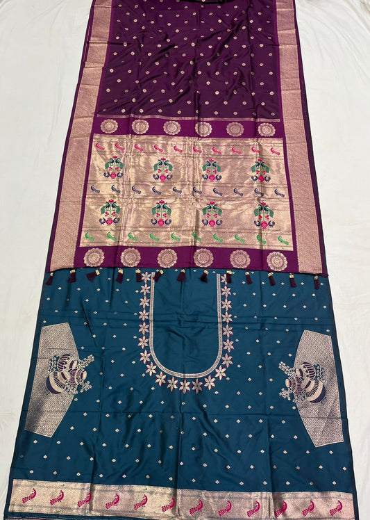 Anisha paithani Saree