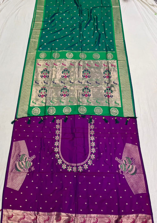 Anisha paithani Saree