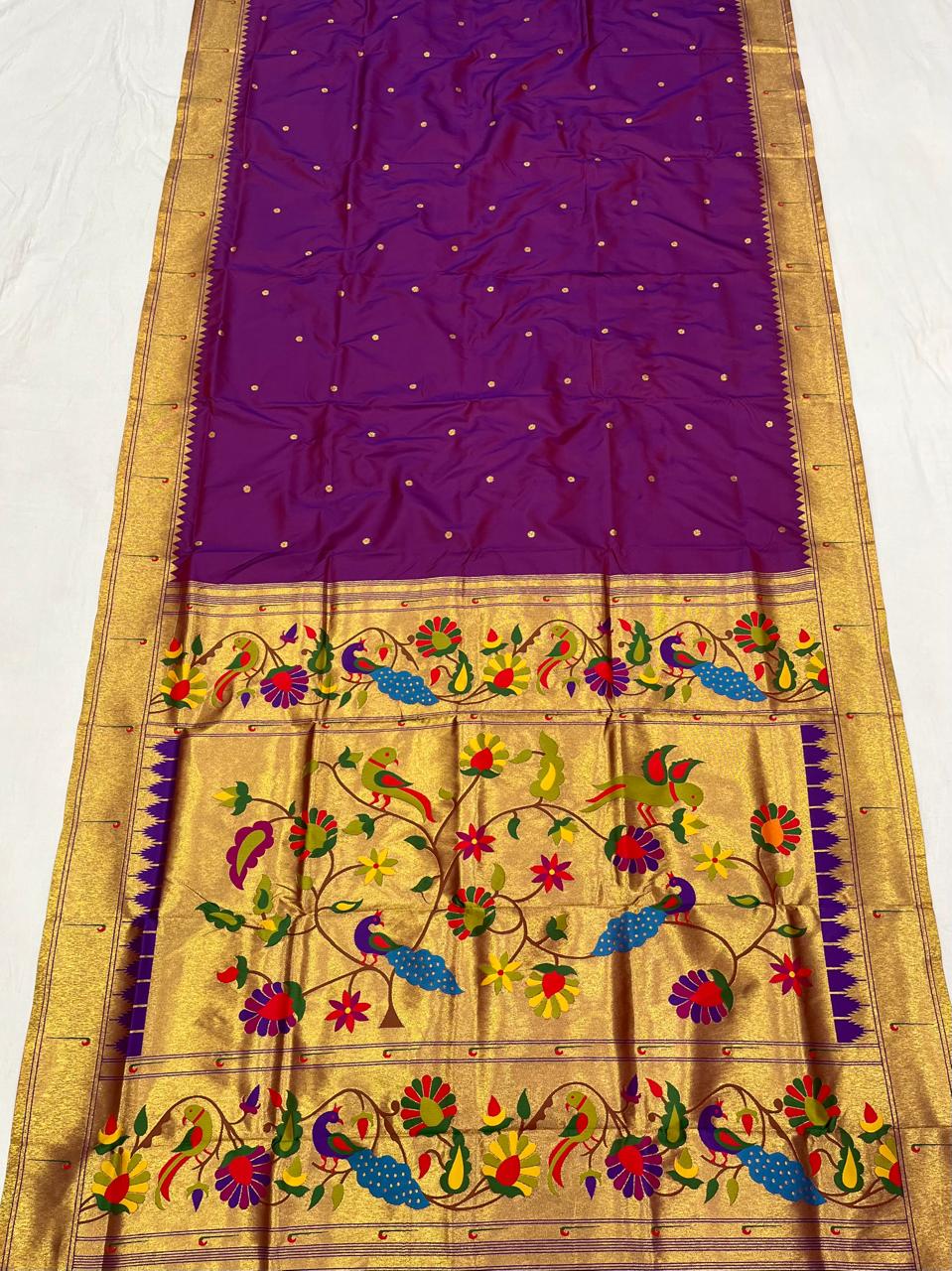Muniya Paithani Saree