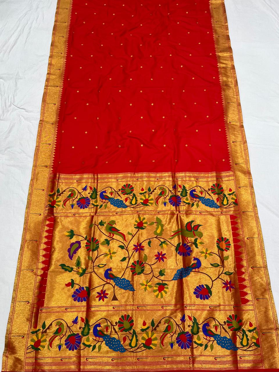 Muniya Paithani Saree