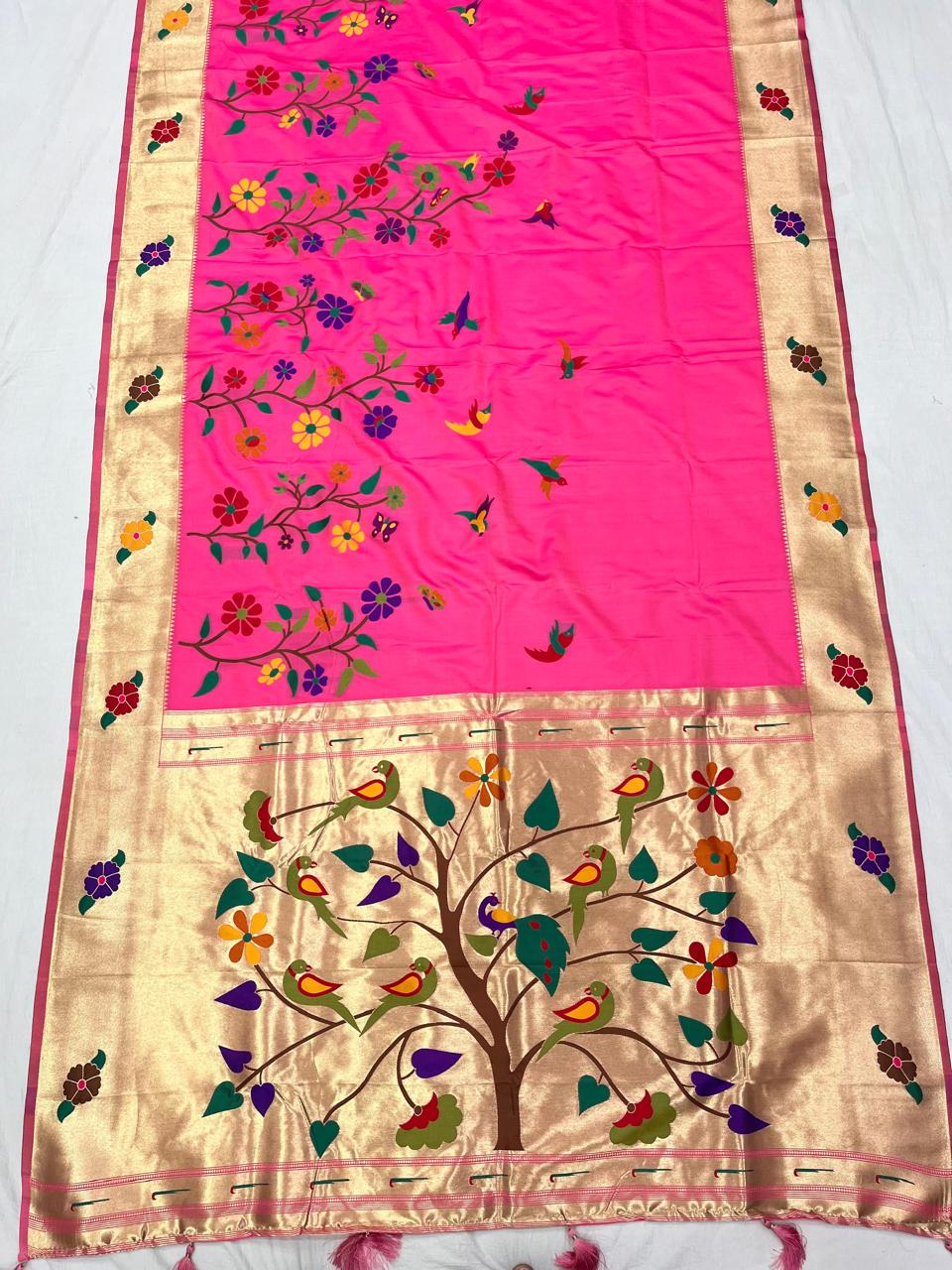 Half Allover Paithani