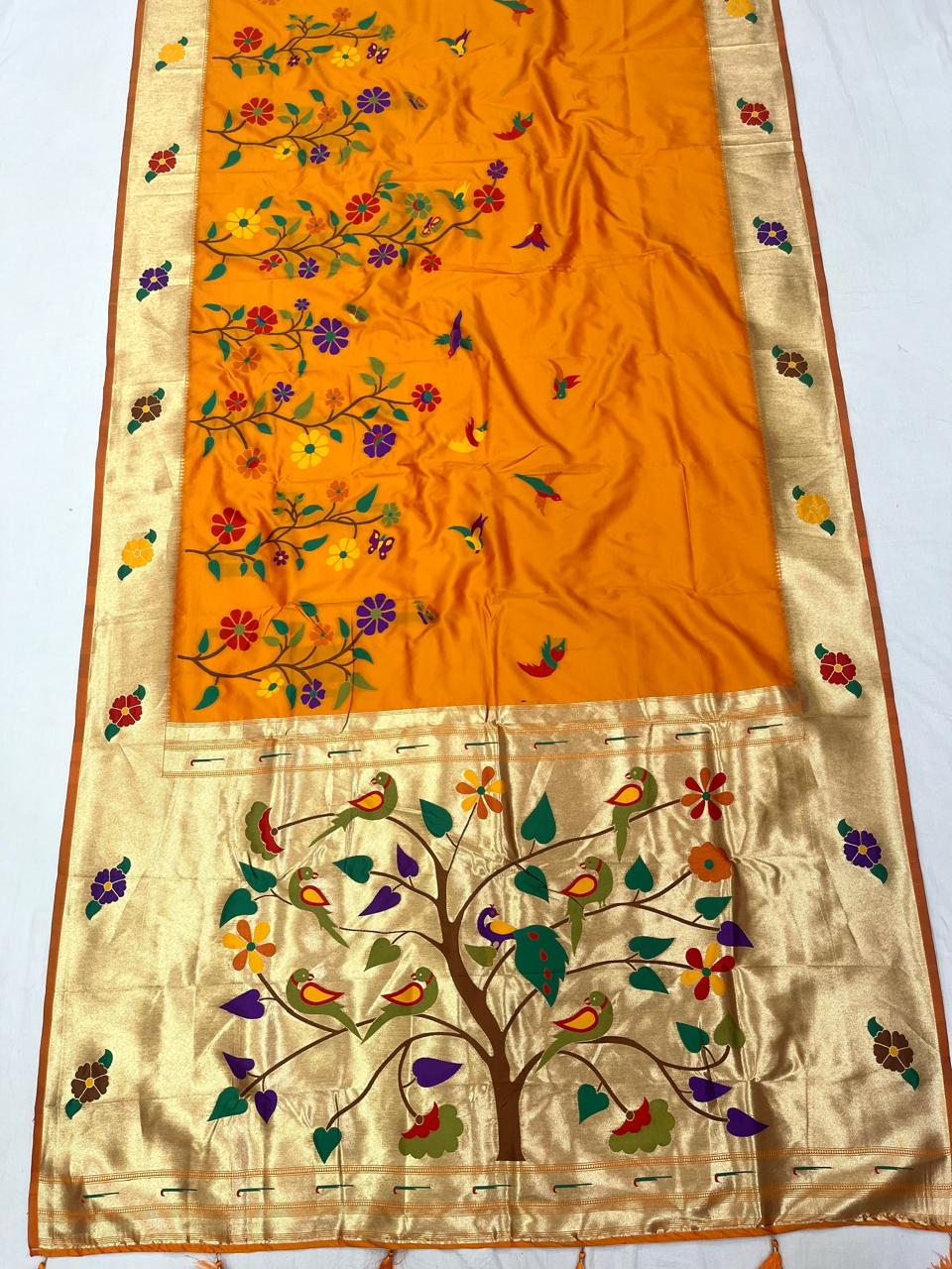 Half Allover Paithani