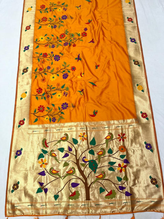 Half Allover Paithani