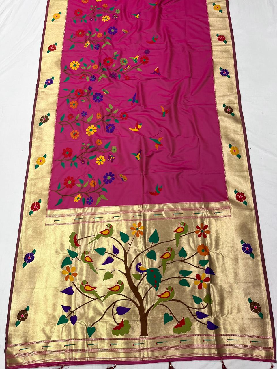 Half Allover Paithani