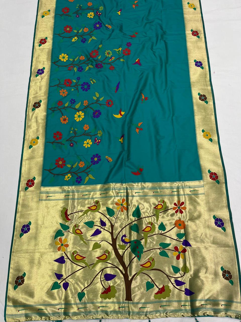 Half Allover Paithani