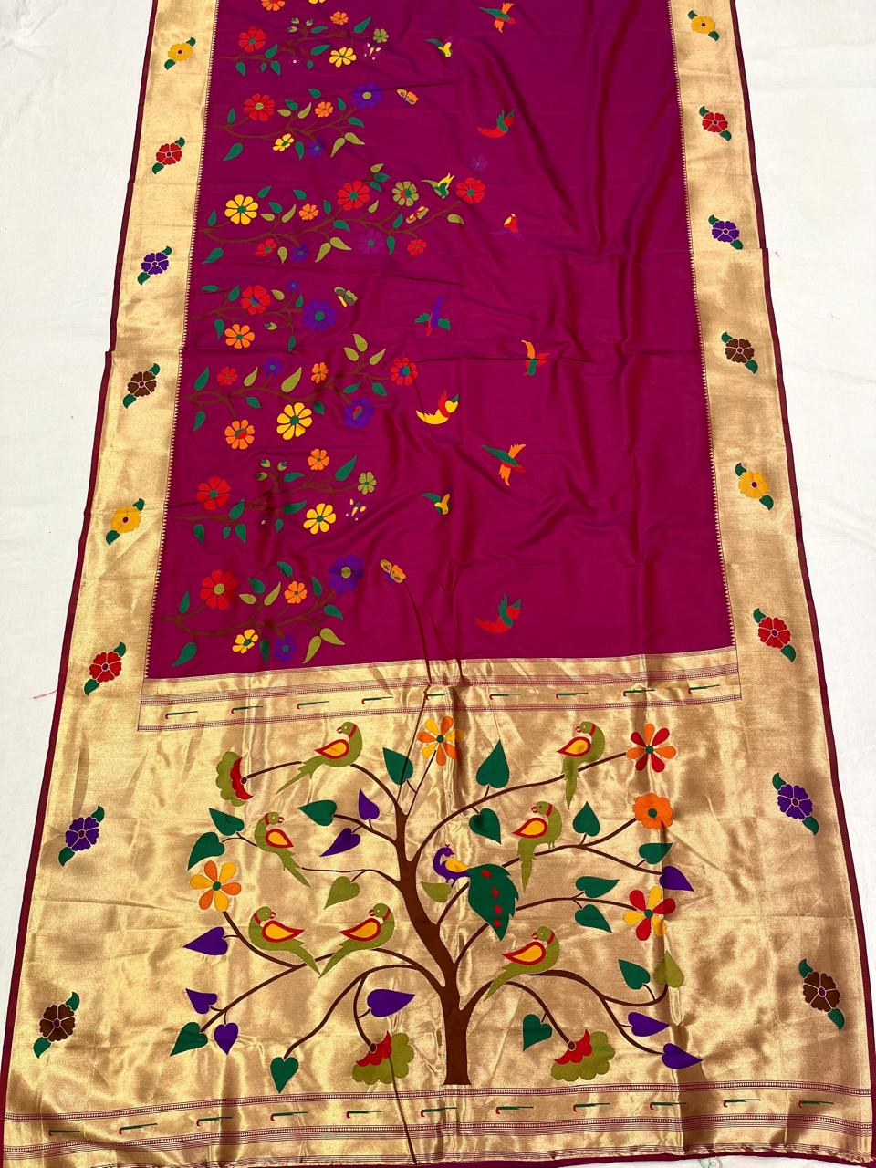 Half Allover Paithani