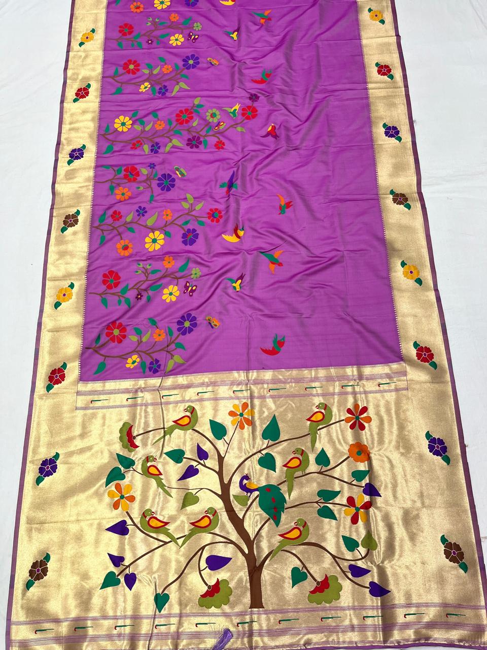 Half Allover Paithani