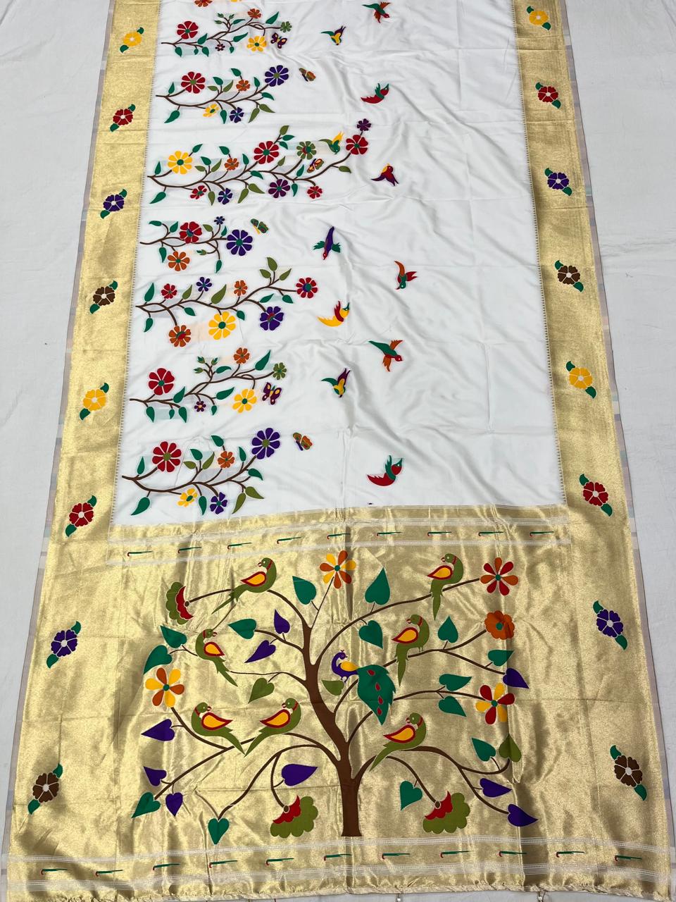 Half Allover Paithani