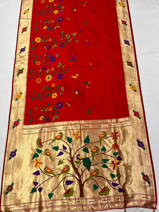 Half Allover Paithani