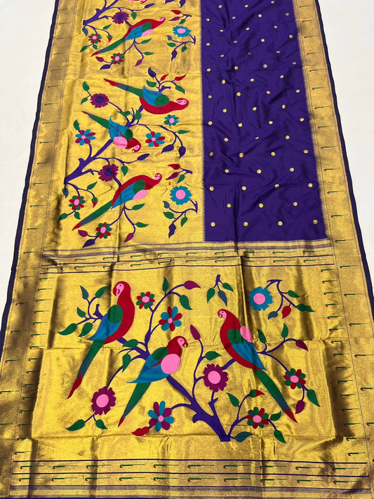 Half Allover Paithani