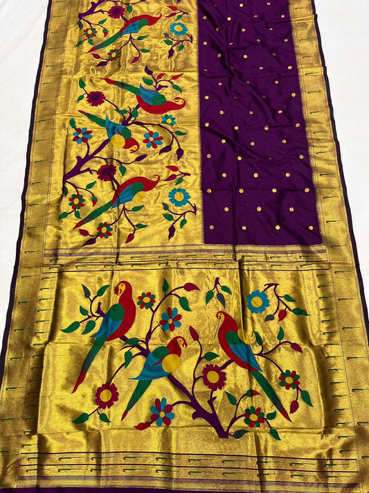 Half Allover Paithani