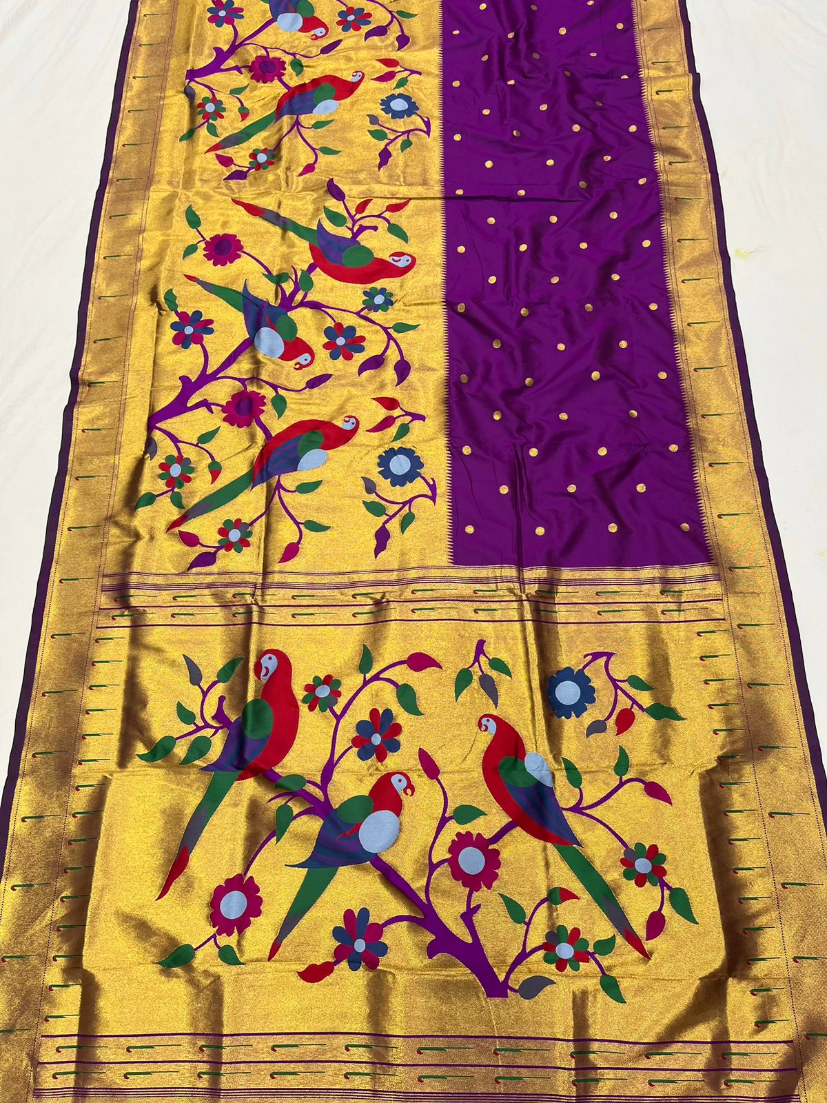 Half Allover Paithani