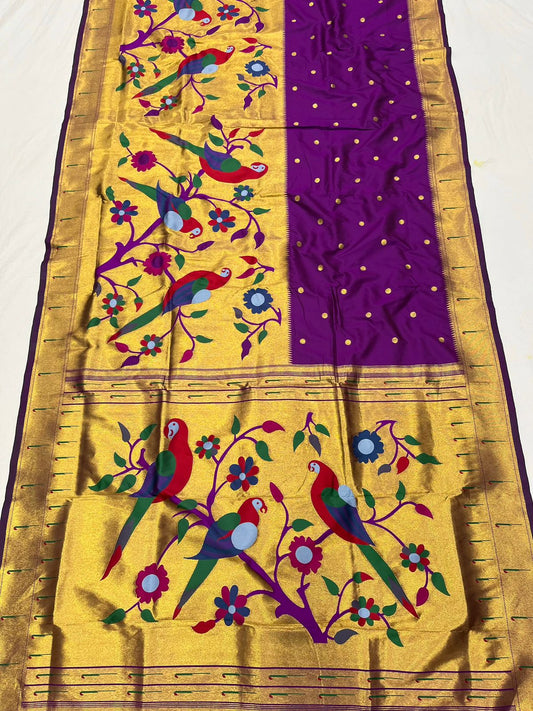 Half Allover Paithani