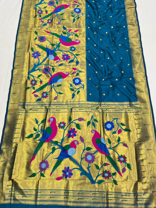 Half Allover Paithani