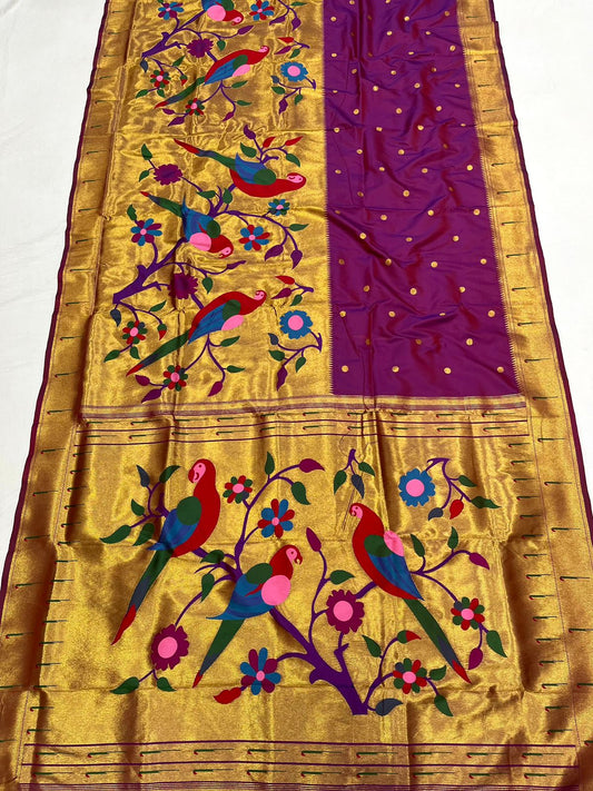 Half Allover Paithani