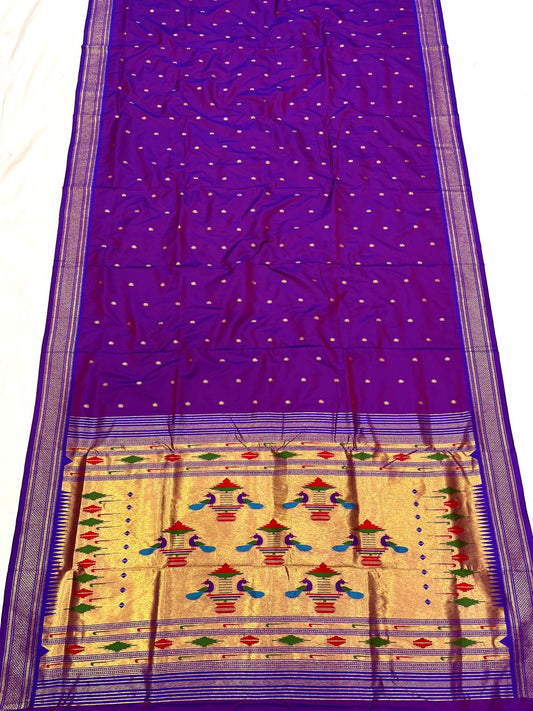 Double Pallu Saree Soft Silk