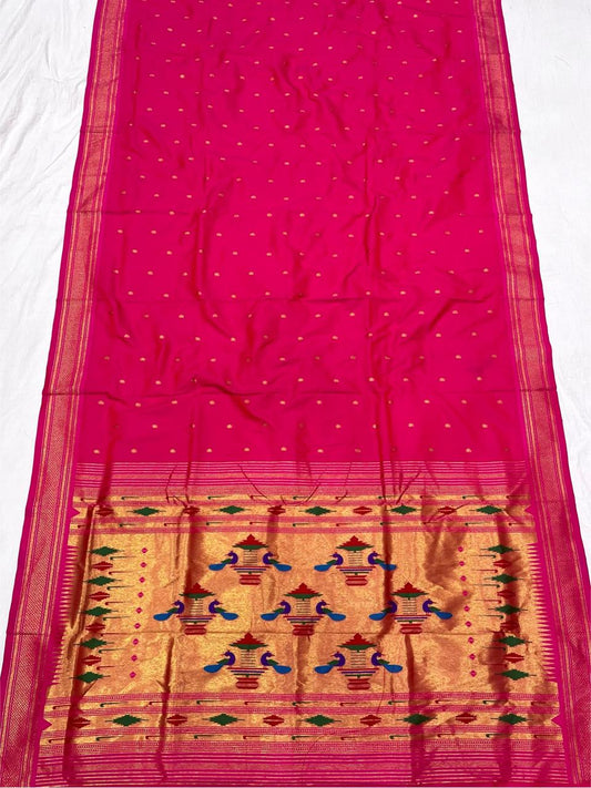 Double Pallu Saree Soft Silk