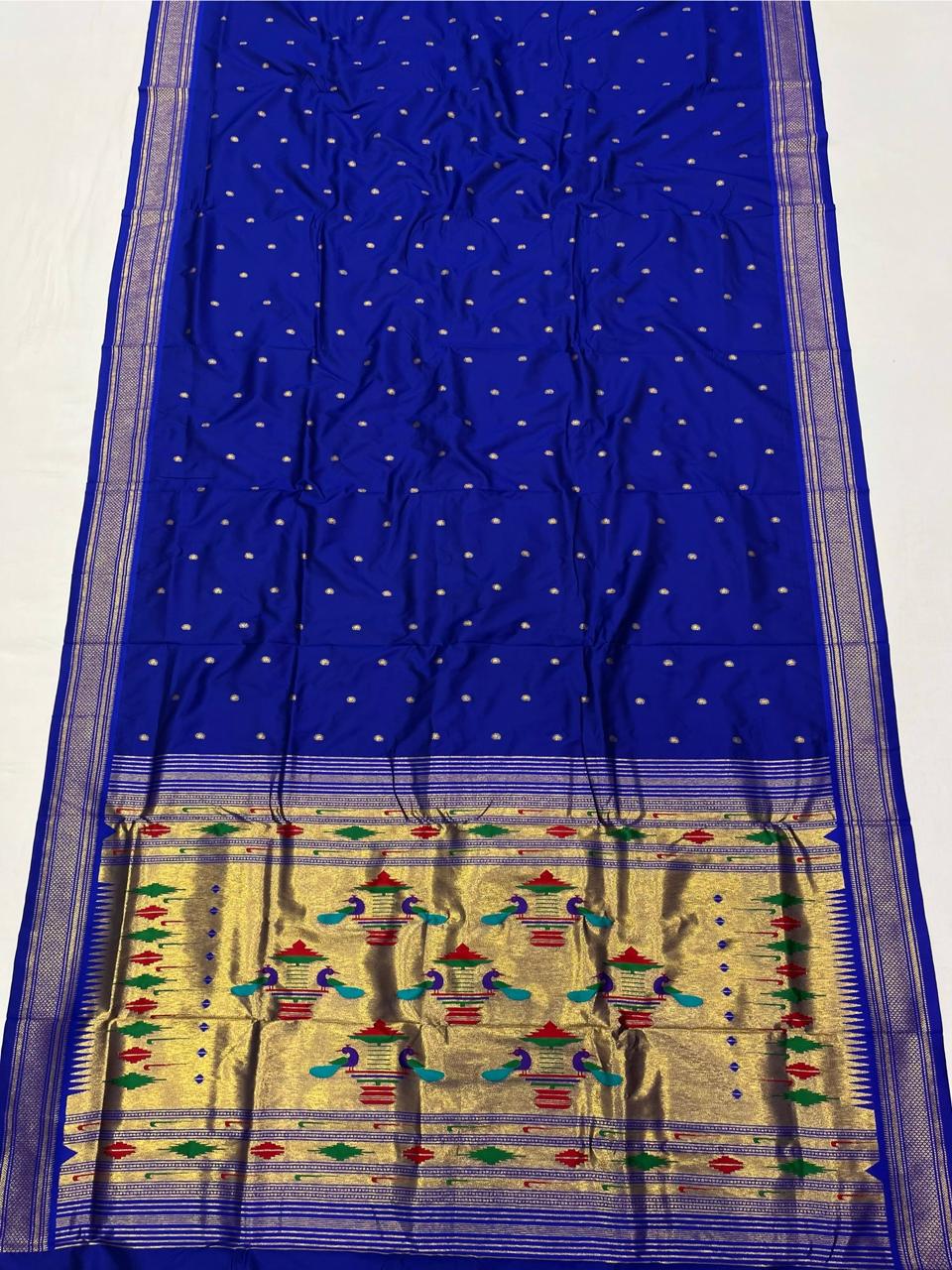 Double Pallu Saree Soft Silk