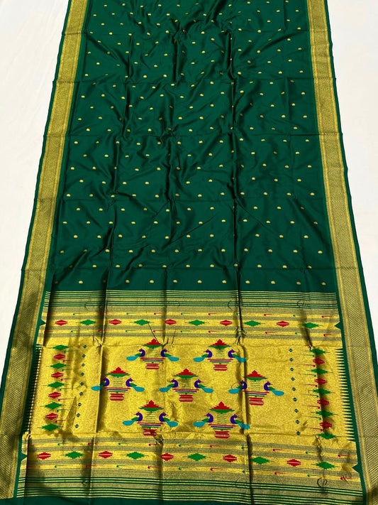 Double Pallu Saree Soft Silk
