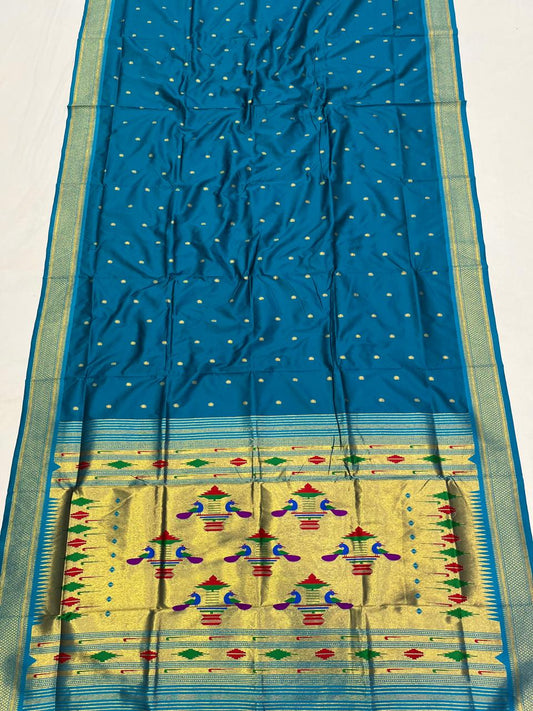 Double Pallu Saree Soft Silk