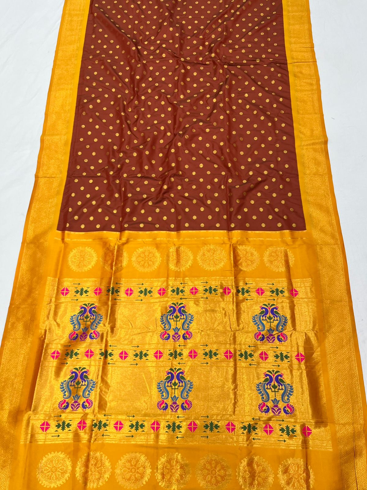 Maharani Paithani Saree Soft Silk