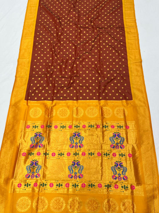 Maharani Paithani Saree Soft Silk